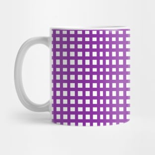 Purple mesh grid square lines pattern Mug